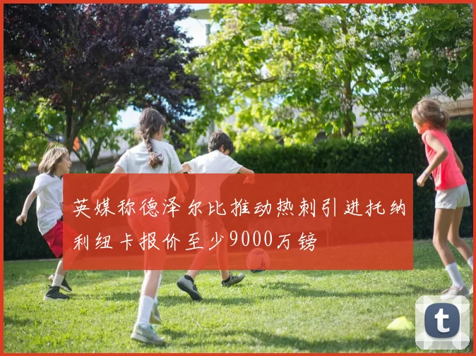 英媒称德泽尔比推动热刺引进托纳利纽卡报价至少9000万镑
